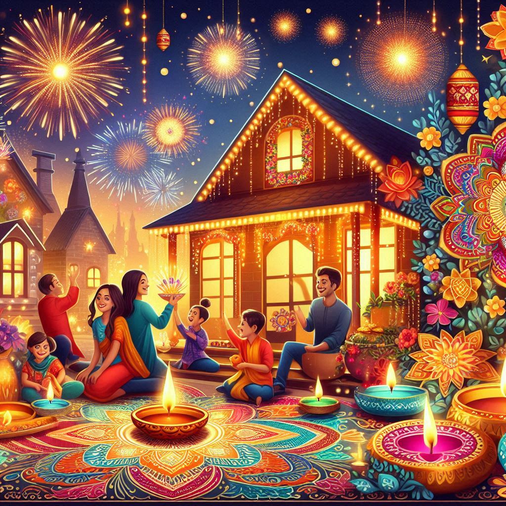 Brighten Your Diwali: Creative No 1 Happy Diwali Wishes Images to Share