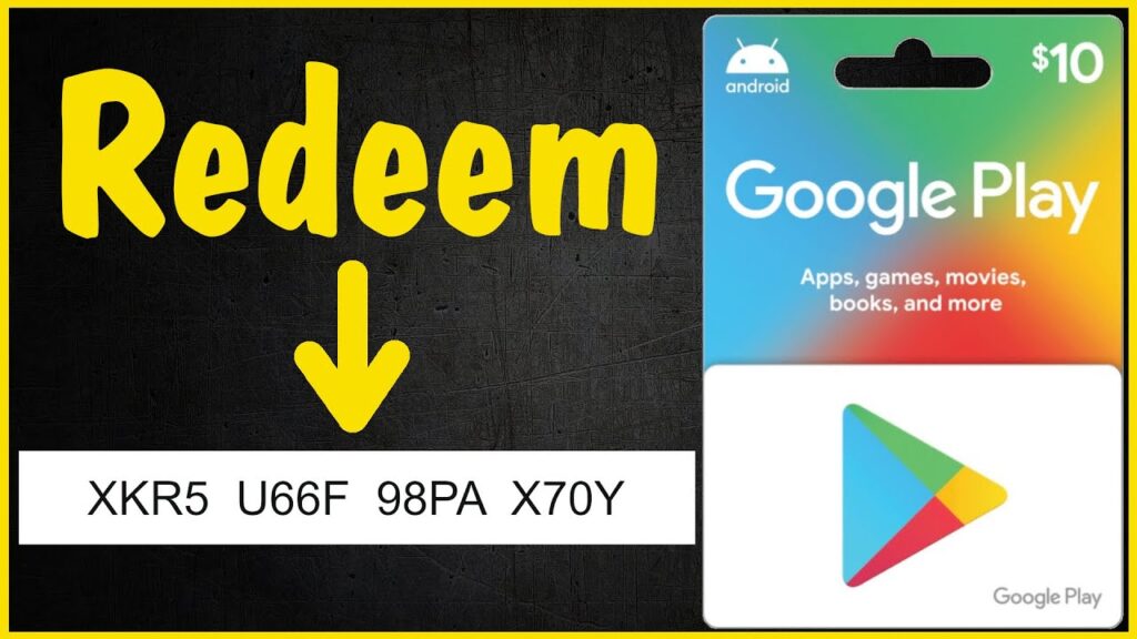 New Redeem Code For Play Store​